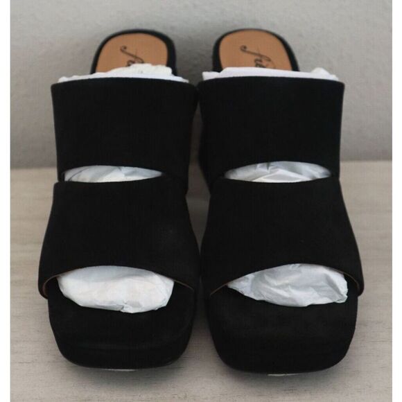 Free People Women's Sz 36 US 6M Black Love Is Everywhere Platform Sandals - Picture 3 of 13